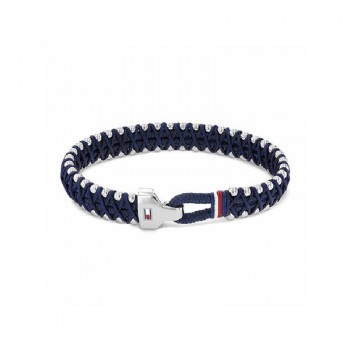 Pulsera Tommy Hilfiger Hombre Cordón y Acero Inoxidable 2790265S