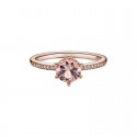 Anillo en Pandora Rose Corona Rosa Brillante