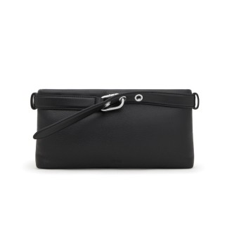 Clutch negro de piel TOUS Hold