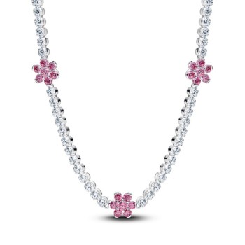 Collar Pandora Tenis Flores...